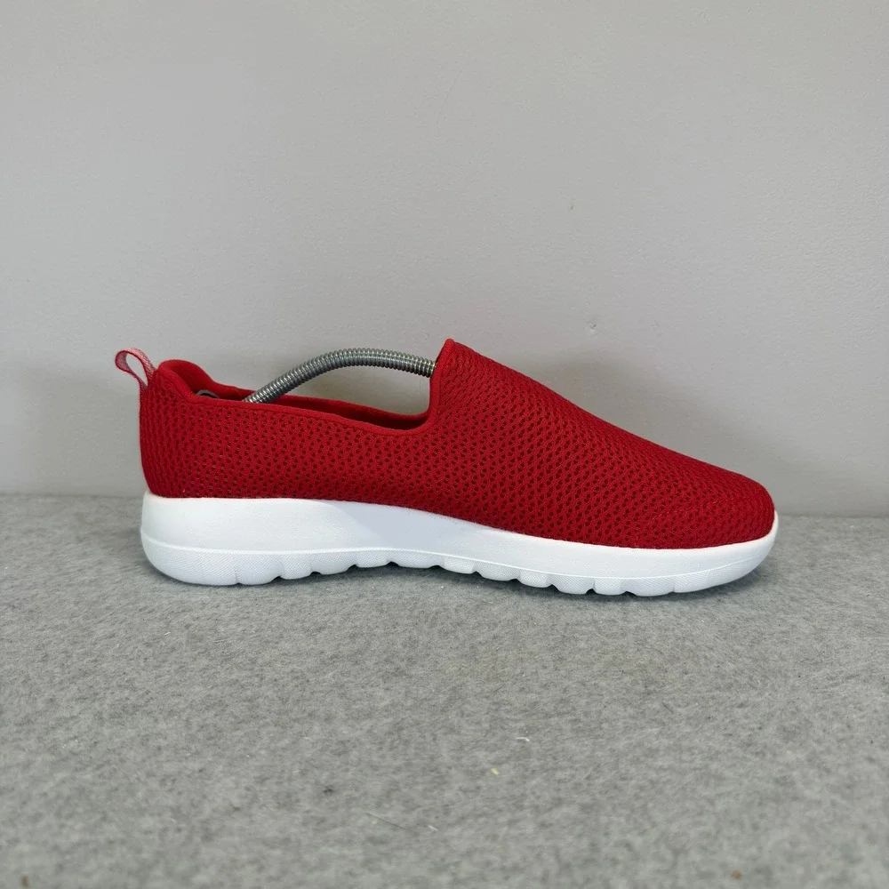 Skechers Go Walk Womens Shoes Size 9 Joy Red Mesh Slip On Walking Sneaker 15600W